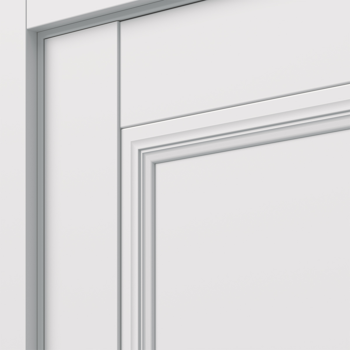 Modern interior door Oxford Duo 07 3R Snow White Frameless for $456.00 ...