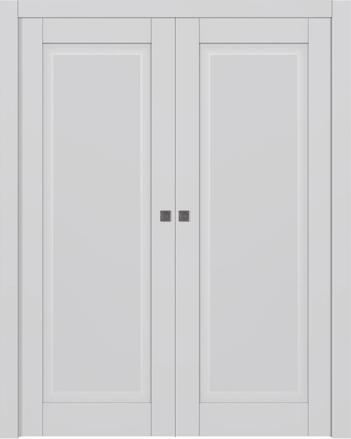 Modern interior Ca1 Primed Double pocket doors Door Design Lab