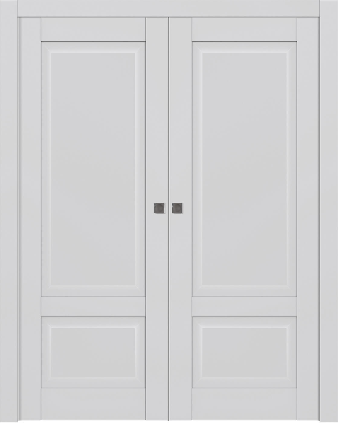Modern interior Ca2 Primed Double pocket doors Door Design Lab