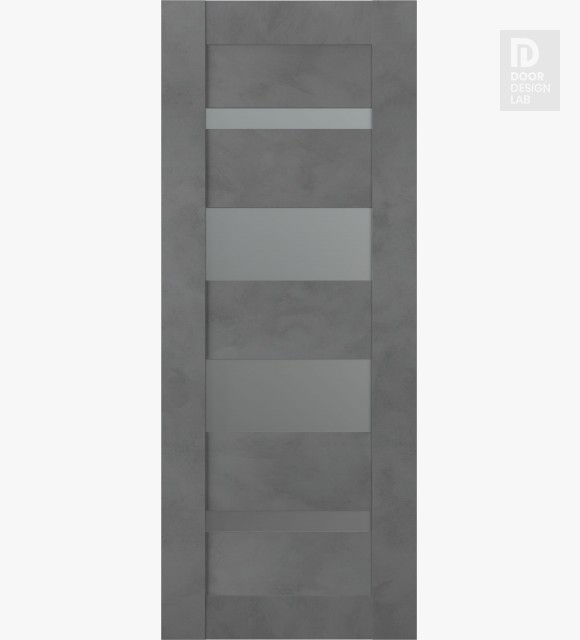 DOOR SLAB AVON 07-01 VETRO DARK URBAN 30" X 92 1/2" X 1 3/4"