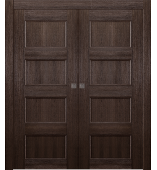 Oxford Uno 07 3R Veralinga Oak Double pocket doors