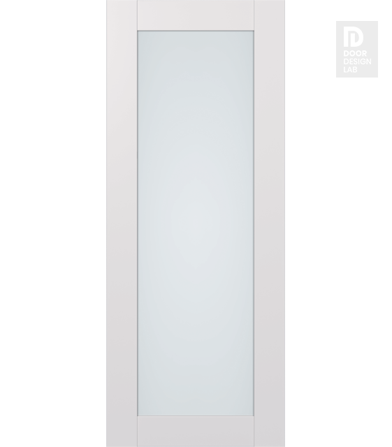 DOOR SLAB AVON 207 VETRO SNOW WHITE 36" X 80" X 1 3/4"