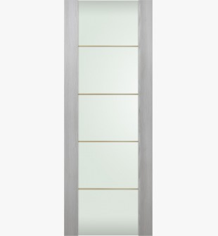 Avon 202 4H Gold Strips Vetro Ribeira Ash Slab doors