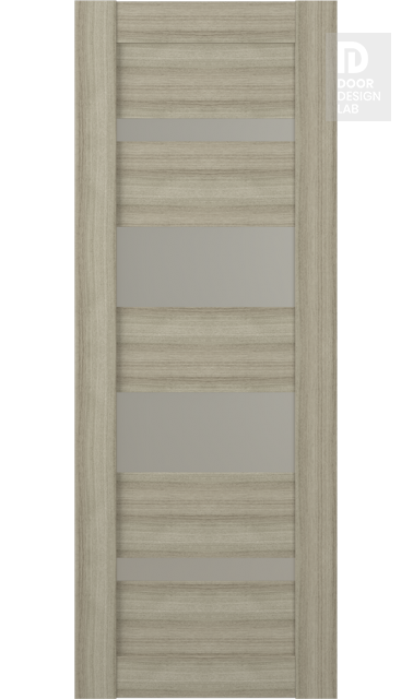 DOOR SLAB MIRELLA VETRO SHAMBOR 30" X 92 1/2" X 1 3/4" FROSTED GLASS