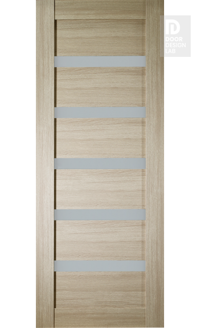 DOOR SLAB LEORA VETRO SHAMBOR 32" X 92 1/2" X 1 3/4" FROSTED GLASS