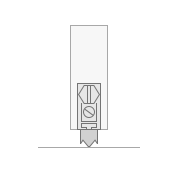 ATHMER ISOLPORTE STANDARD SILICONE SINGLE 36"