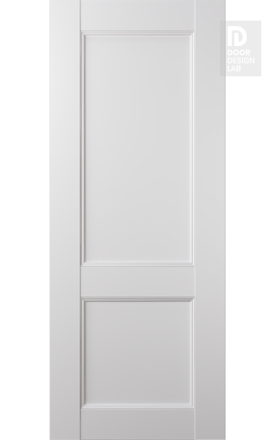 Modern Interior DOOR SLAB OXFORD UNO 07 R SNOW WHITE 18" X 96" X 1 3/4"