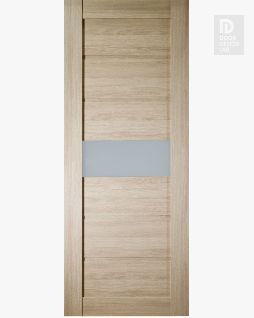 DOOR SLAB EDNA VETRO SHAMBOR 32" X 92 1/2" X 1 3/4" FROSTED GLASS