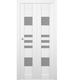 Leti Vetro Bianco Noble Bi-folding doors