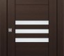 Dome Vetro Veralinga Oak Modern Interior Pocket Door by Belldinni