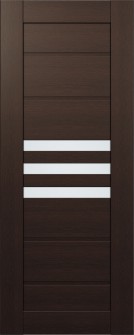 DOOR SLAB DOME VETRO VERALINGA OAK 32" X 92 1/2" X 1 3/4" FROSTED GLASS