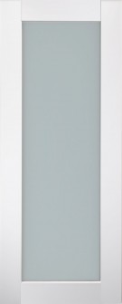 DOOR SLAB SMART PRO 207 VETRO POLAR WHITE 36" X 80" X 1 3/4" TEMPERED FROSTED GLASS