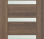 Modern Interior DOOR SLAB AVON 07-04 VETRO PECAN NUTWOOD 36" X 96" X 1 3/4"