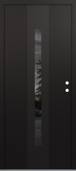 DIAMOND A2 36" X 80" BLACK/BLACK MIRRORED GLASS PANEL BLACK LHI