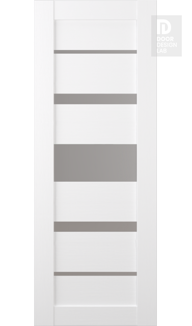 DOOR SLAB KINA VETRO BIANCO NOBLE 24" X 84" X 1 9/16" FROSTED GLASS