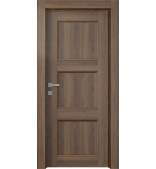 Oxford Uno 07 2Rn Pecan Nutwood Single Doors