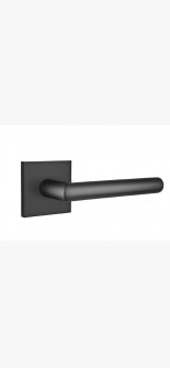 EMTEK STUTTGART LEVER WITH SQUARE ROSETTE DUMMY FLAT BLACK (US19) 5050