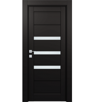 Rita Vetro Black Matte Hinged doors