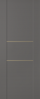 DOOR SLAB AVON 01 2H GOLD GRAY MATTE 32" X 84" X 1 3/4"