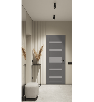 Gina Vetro Gray Matte Frameless