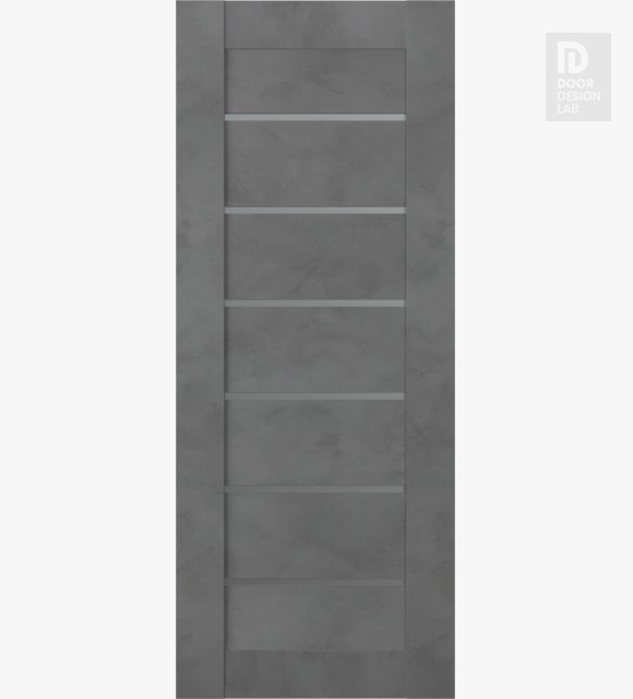 DOOR SLAB AVON 07-02 VETRO DARK URBAN 28" X 96" X 1 3/4"