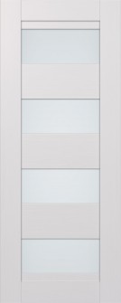 DOOR SLAB DELLA VETRO BIANCO NOBLE 28" X 92 1/2" X 1 9/16" FROSTED GLASS