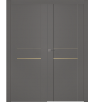 Avon 01 2Hn Gold Gray Matte Double doors