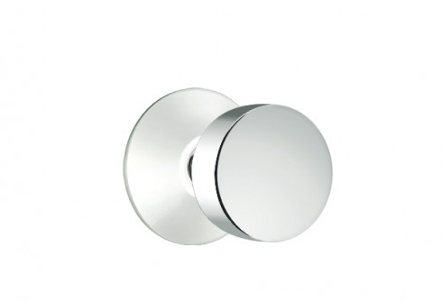 EMTEK ROUND KNOB WITH MODERN ROSETTE PASSAGE RH POLISHED CHROME (US26) 5107
