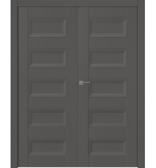 Oxford Duo 07 4R Gray Matte Double doors