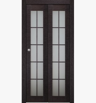 Avanti 10 Lite Vetro Black Apricot Bi-folding doors