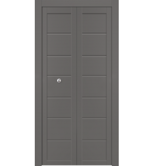 Alda Gray Matte Bi-folding doors