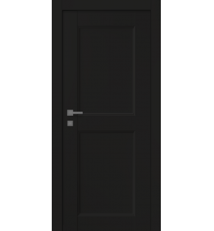 Oxford Uno 07 Rn Black Matte Single Doors