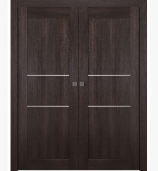 Avon 07 2H Veralinga Oak Double pocket doors