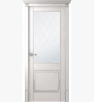 Selby Vetro Polar White Silver Patina