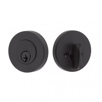 EMTEK MODERN DISC DEADBOLT SINGLE CYLINDER 8423 FLAT BLACK US 19