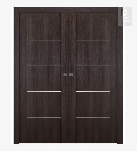 Avon 01 4H Veralinga Oak Double pocket doors