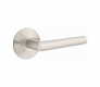 Emtek stuttgart door lever with modern rosette privacy right hand satin nickel (us15) 5207