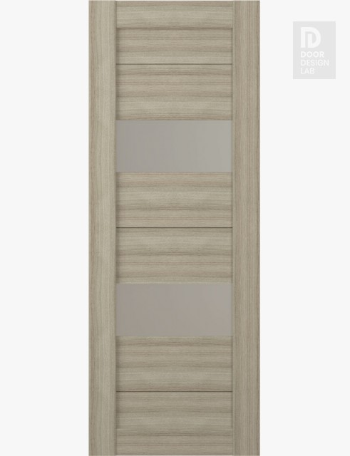 DOOR SLAB BERTA VETRO SHAMBOR 30" X 96" X 1 3/4" FROSTED GLASS