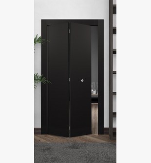 Optima Black Matte Bi-folding doors