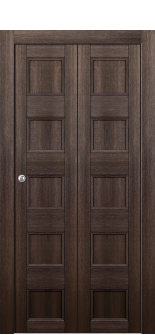 Oxford Uno 07 4R Veralinga Oak Bi-folding doors