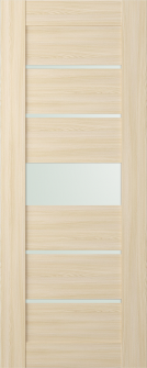 DOOR SLAB AVON 07-06 VETRO LOIRE ASH 24" X 92 1/2" X 1 3/4"