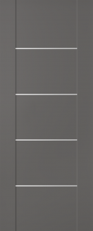 DOOR SLAB AVON 01 4H GRAY MATTE 24" X 96" X 1 3/4"