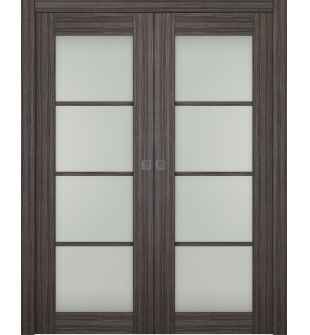 Palladio 4 Lite Vetro Gray Oak Double