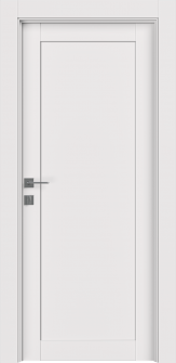 Shaker 1 Panel Snow White Single Doors