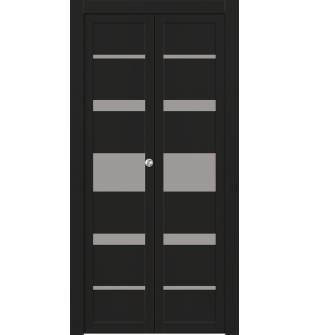 Avon 07-03 Vetro Black Matte Bi-folding doors