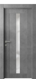 Avon 101 Vetro Dark Urban Single Doors