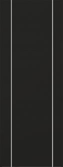 DOOR SLAB OPTIMA 2U BLACK MATTE 42" X 80" X 1 3/4" SOLID CORE