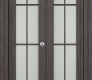 Palladio 8 Lite Vetro Gray Oak Modern Interior Bifold Doors by Belldinni