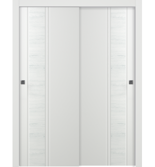 Twinwood 1 Polar White Bypass doors
