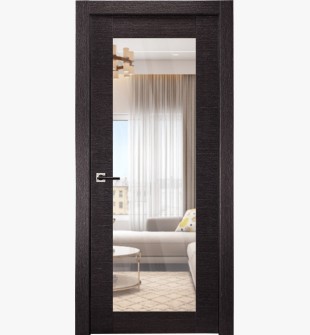 Avanti 207 Clear Vetro Black Apricot Single Doors